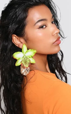 PrettyLittleThing Statement Earrings*Orchid Statement Earrings