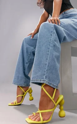 PrettyLittleThing Mid Heels*Strappy Bubble Heeled Sandals