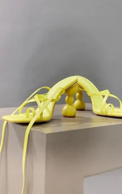 PrettyLittleThing Mid Heels*Strappy Bubble Heeled Sandals