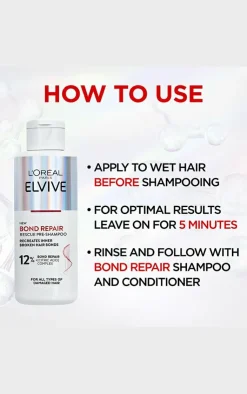 PrettyLittleThing Hair Care*L’oréal Paris Elvive Bond Repair Pre-shampoo Treatment 200ml