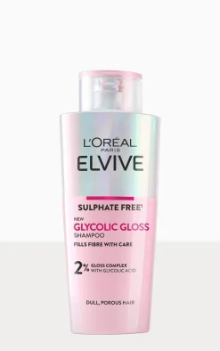 PrettyLittleThing Hair Care*L’Oréal Paris Elvive Glycolic Gloss Sulphate Free Shampoo Hair 200ml