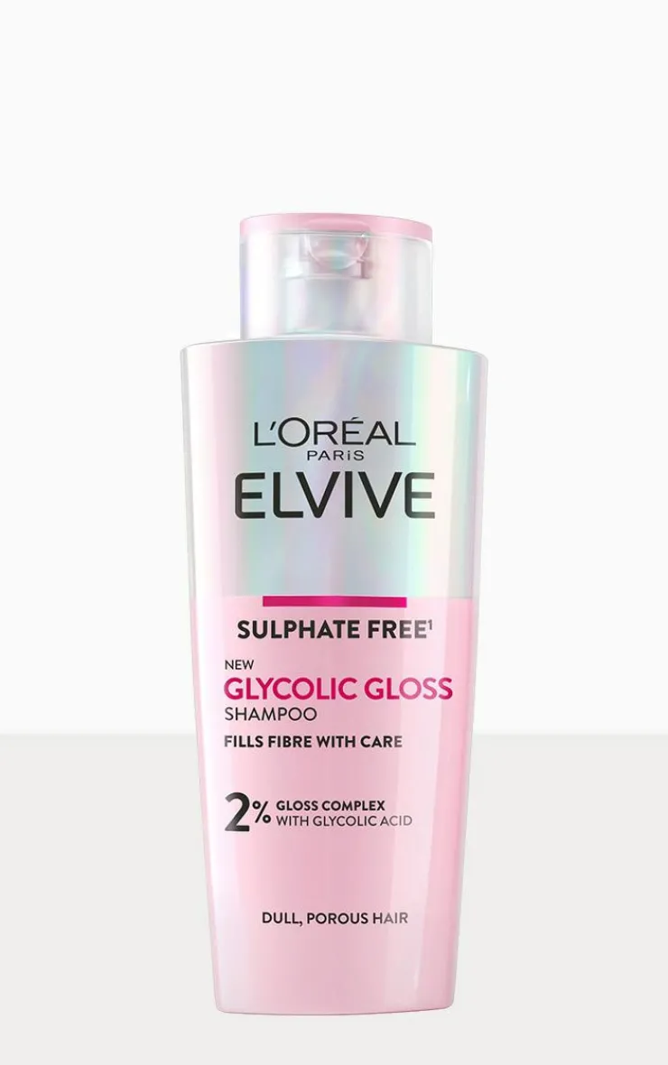 PrettyLittleThing Hair Care*L’Oréal Paris Elvive Glycolic Gloss Sulphate Free Shampoo Hair 200ml