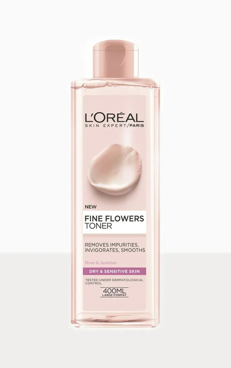 PrettyLittleThing Toners*L'Oreal Paris Fine Flowers Toner for Normal to Dry Sensitive Skin 400ml