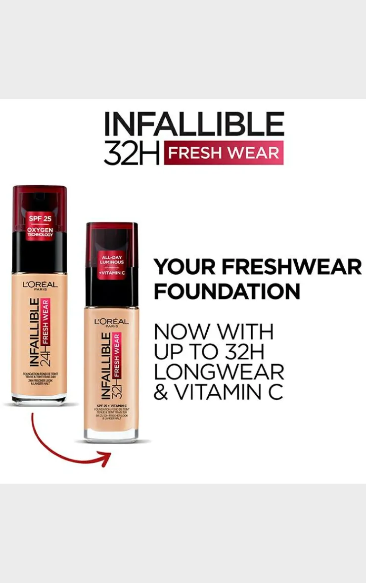 PrettyLittleThing Foundation*L'oreal Paris Infallible 32H Fresh Wear Foundation 120 Vitamin C Spf 25