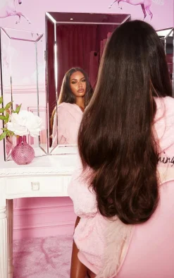 PrettyLittleThing Hair Extensions*LullaBellz 22" 5 Piece Blow Dry Clip In Hair Extensions