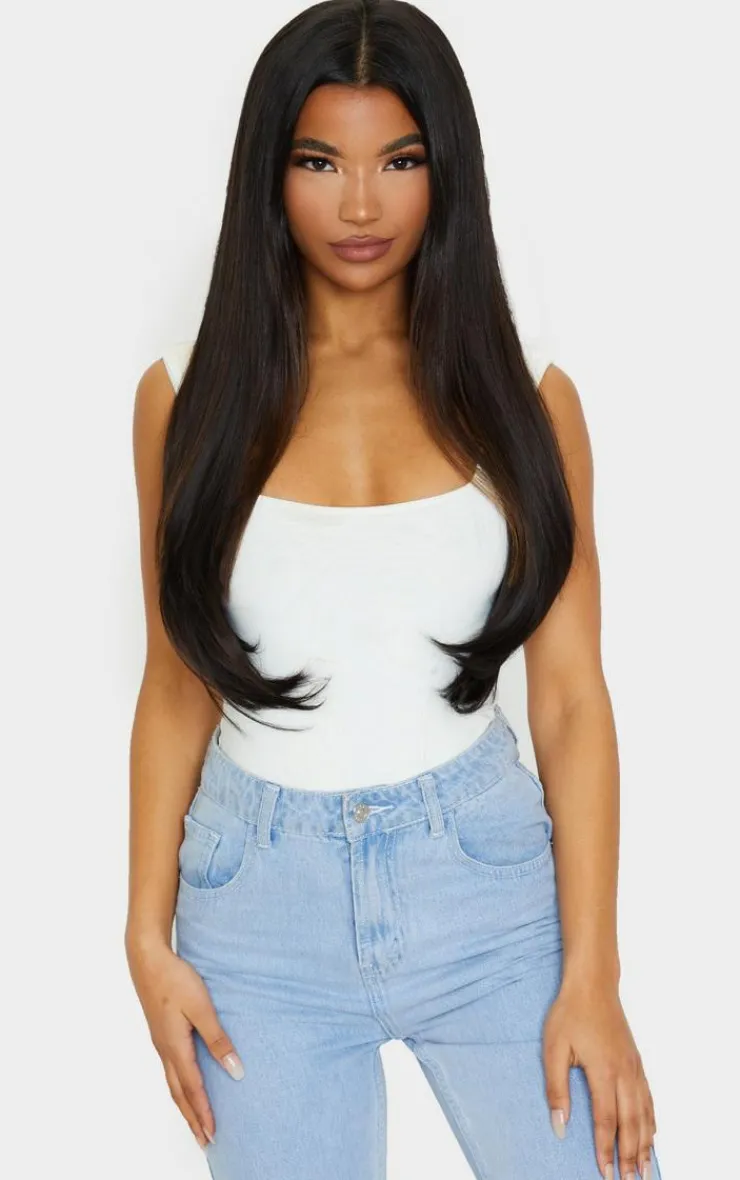 PrettyLittleThing Hair Extensions*LullaBellz 22" 5 Piece Straight Clip In Hair Extensions