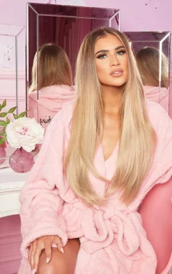 PrettyLittleThing Hair Extensions*LullaBellz 22" 5 Piece Straight Clip In Hair Extensions