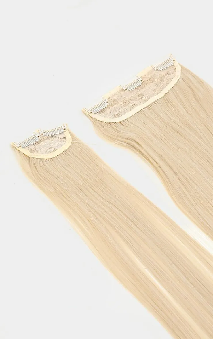PrettyLittleThing Hair Extensions*LullaBellz 22" 5 Piece Straight Clip In Hair Extensions