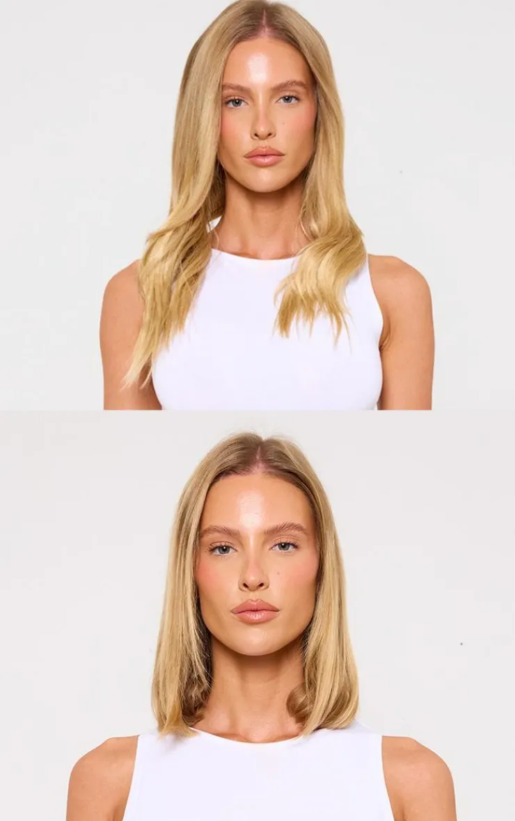 PrettyLittleThing Hair Extensions*Lullabellz 18" Hidden Halo Brushed Out Wave Extensions -