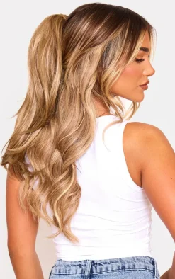 PrettyLittleThing Hair Extensions*Lullabellz Blow Dry 16"Claw Clip Pony -