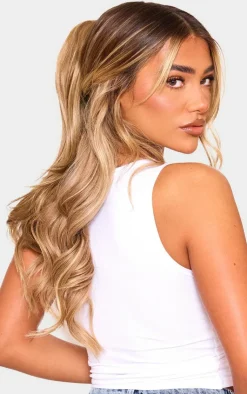 PrettyLittleThing Hair Extensions*Lullabellz Blow Dry 16"Claw Clip Pony -