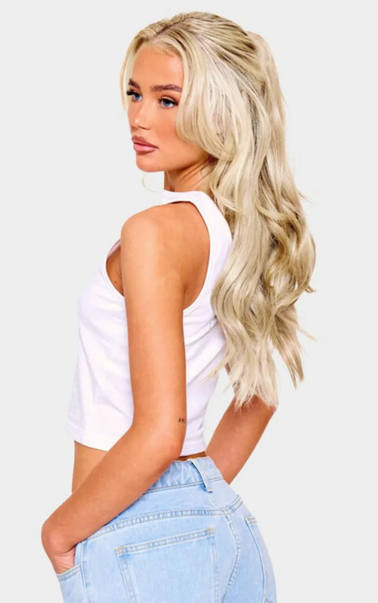 PrettyLittleThing Hair Extensions*Lullabellz Blow Dry 16"Claw Clip Pony -