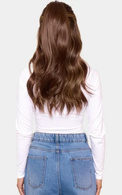 PrettyLittleThing Hair Extensions*Lullabellz Blow Dry 16"Claw Clip Pony -