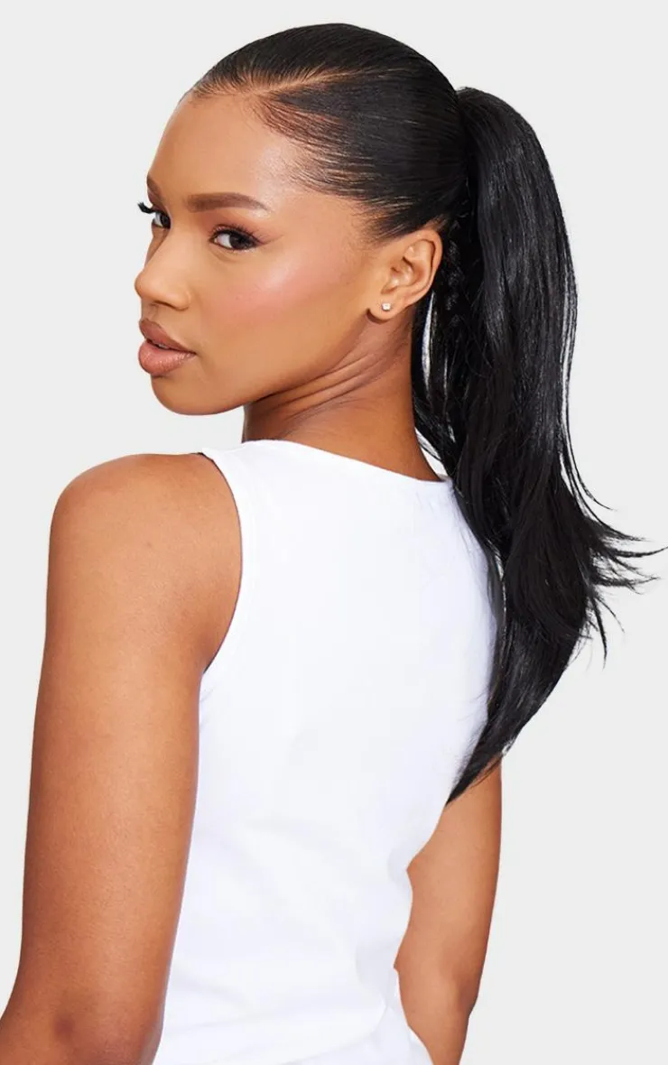 PrettyLittleThing Hair Extensions*Lullabellz Blow Dry 16"Claw Clip Pony -