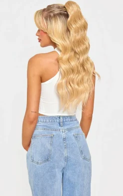 PrettyLittleThing Hair Extensions*Lullabellz Brushed Out Wave 16" Claw Clip Pony in