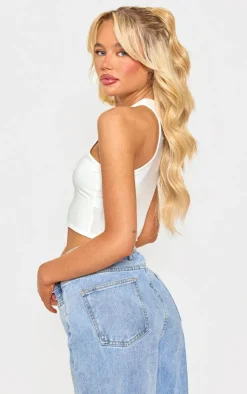 PrettyLittleThing Hair Extensions*Lullabellz Brushed Out Wave 16" Claw Clip Pony in