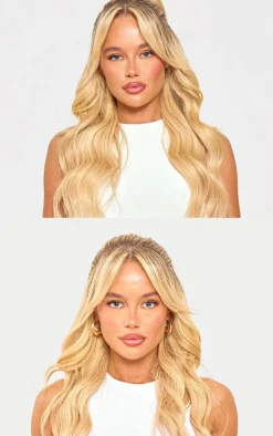 PrettyLittleThing Hair Extensions*Lullabellz Brushed Out Wave 16