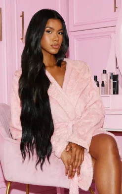 PrettyLittleThing Hair Extensions*Lullabellz Extra AF 34'' 5 Piece Natural Wavy Clip In Hair Extensions