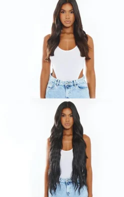 PrettyLittleThing Hair Extensions*Lullabellz Extra AF 34'' 5 Piece Natural Wavy Clip In Hair Extensions