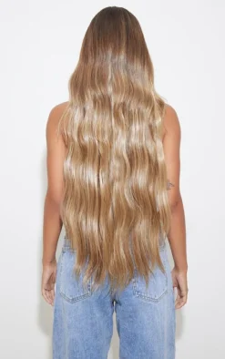 PrettyLittleThing Hair Extensions*Lullabellz Extra AF 34'' 5 Piece Natural Wavy Clip Ins