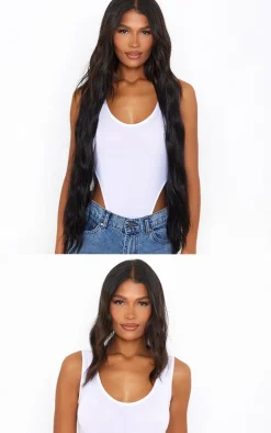 PrettyLittleThing Hair Extensions*Lullabellz Extra AF 34'' 5 Piece Natural Wavy Clip Ins