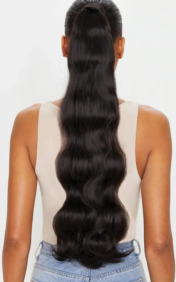 PrettyLittleThing Hair Extensions*LullaBellz Grande Hollywood Wave 26" Wraparound Pony