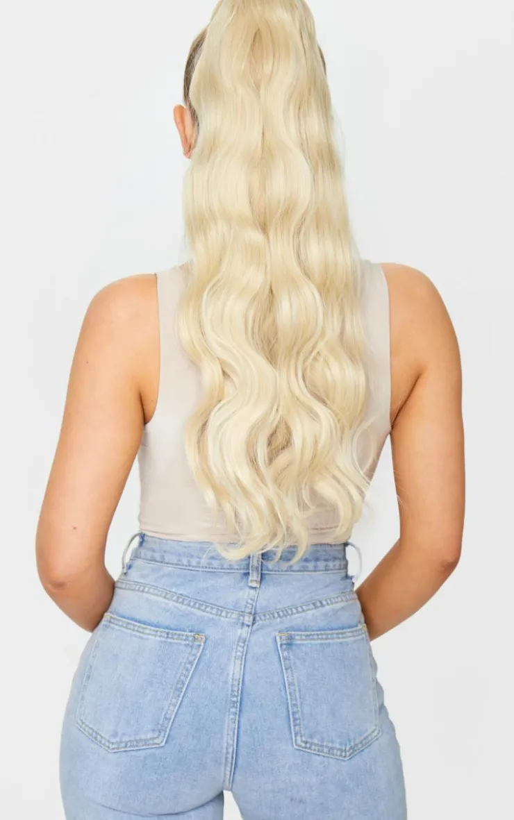 PrettyLittleThing Hair Extensions*LullaBellz Grande Hollywood Wave 26" Wraparound Pony