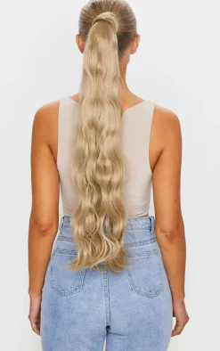 PrettyLittleThing Hair Extensions*LullaBellz Grande Hollywood Wave 26" Wraparound Pony