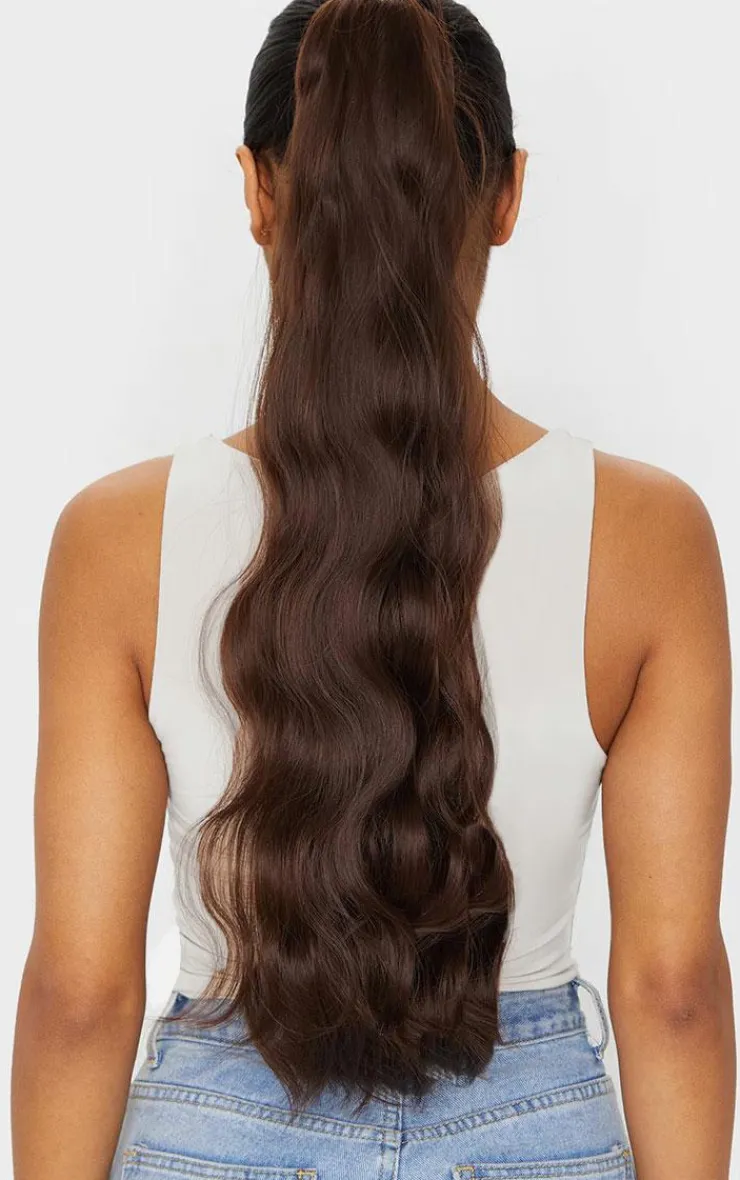 PrettyLittleThing Hair Extensions*LullaBellz Grande Hollywood Wave 26" Wraparound Pony