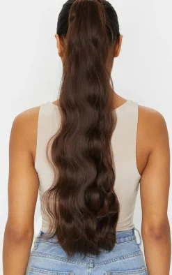 PrettyLittleThing Hair Extensions*LullaBellz Grande Hollywood Wave 26" Wraparound Pony