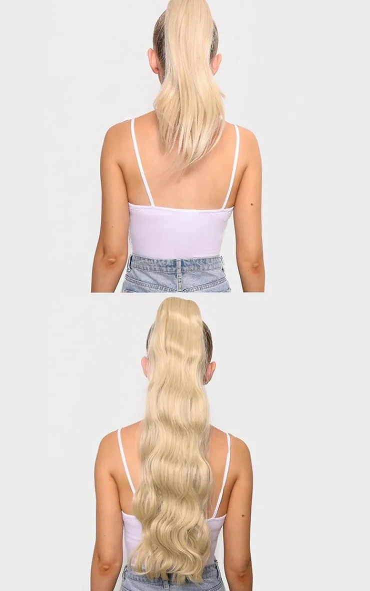 PrettyLittleThing Hair Extensions*LullaBellz Grande Hollywood Wave 26" Wraparound Pony