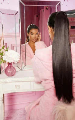 PrettyLittleThing Hair Extensions*LullaBellz Grande Lengths 26" Straight Pony Extensions