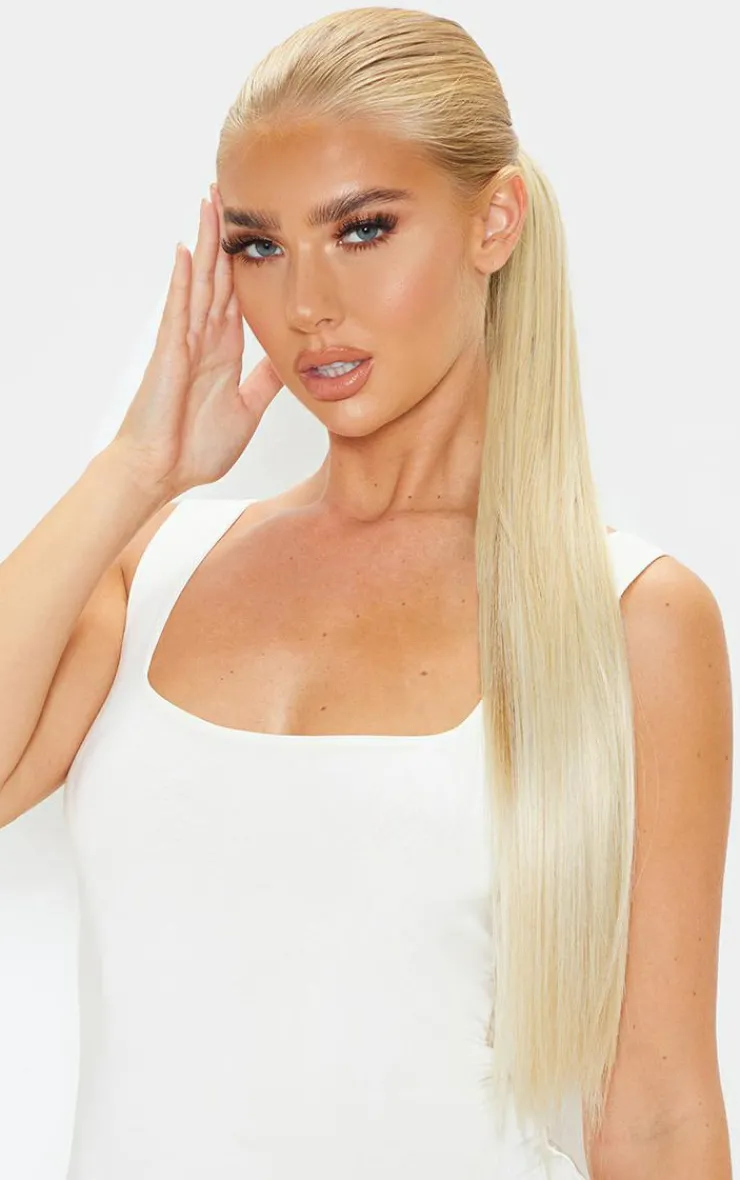 PrettyLittleThing Hair Extensions*LullaBellz Grande Lengths 26" Straight Pony Extensions