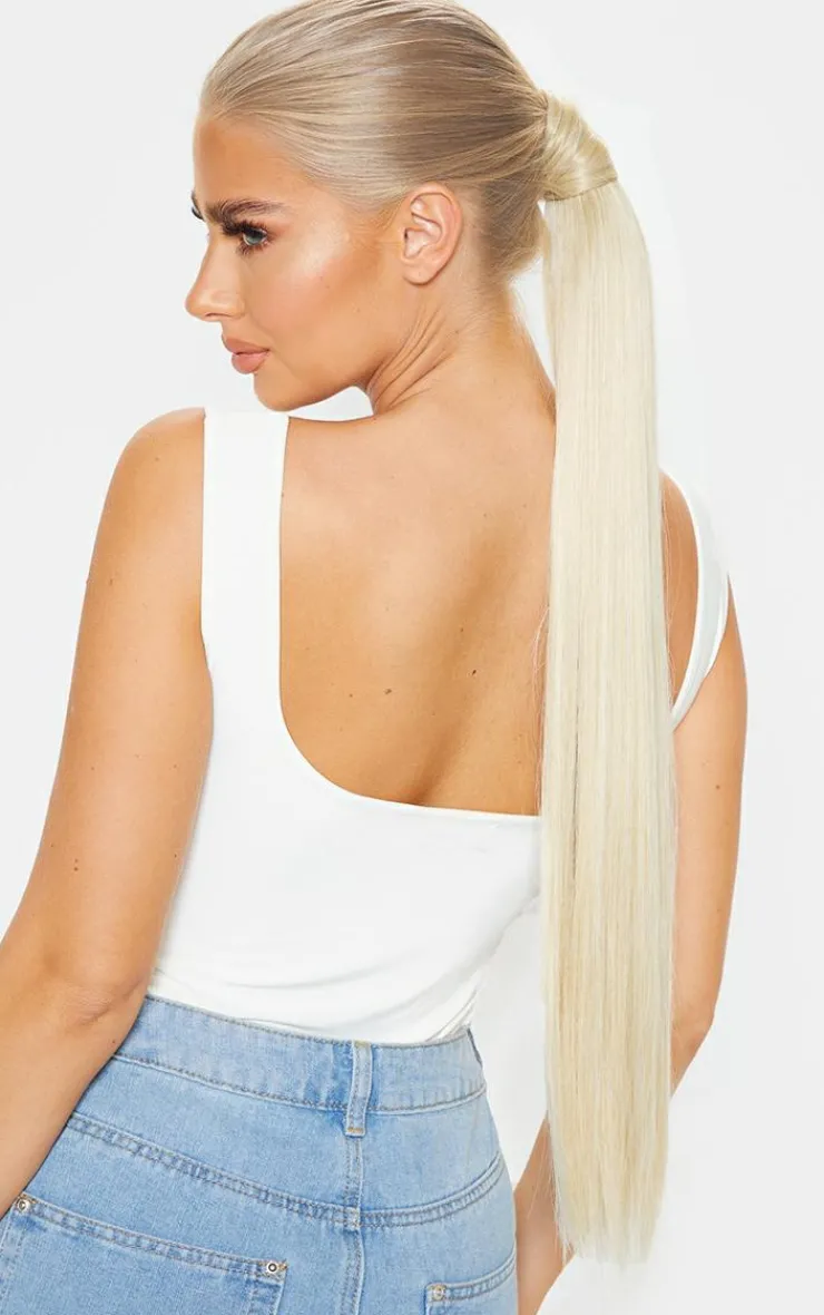PrettyLittleThing Hair Extensions*LullaBellz Grande Lengths 26" Straight Pony Extensions