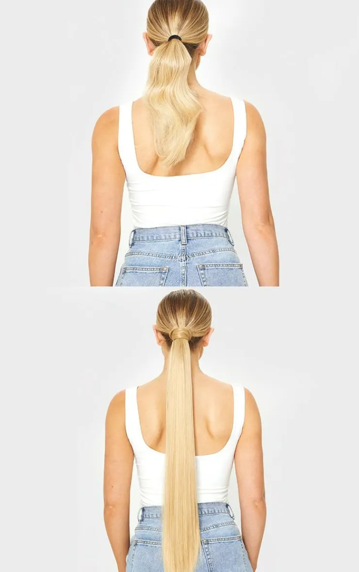PrettyLittleThing Hair Extensions*LullaBellz Grande Lengths 26" Straight Wraparound Pony