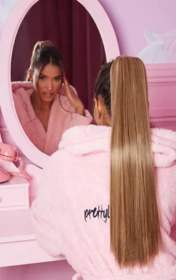 PrettyLittleThing Hair Extensions*LullaBellz Grande Lengths 26" Straight Wraparound Pony