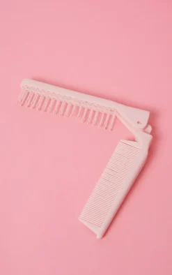 PrettyLittleThing Hair Tools*Lullabellz 2-In-1 Folding Comb & Brush