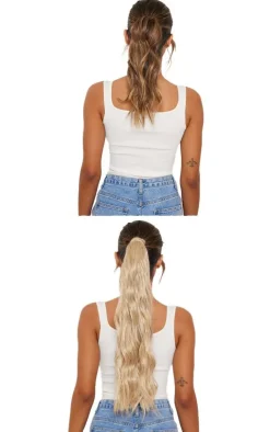 PrettyLittleThing Hair Extensions*Lullabellz Midi Grande Brushed Out Wave 22