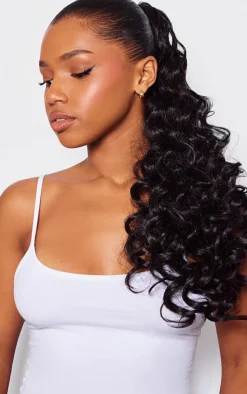 PrettyLittleThing Hair Extensions*Lullabellz Midi Grande Curly Corkscrew 20" Wraparound Pony