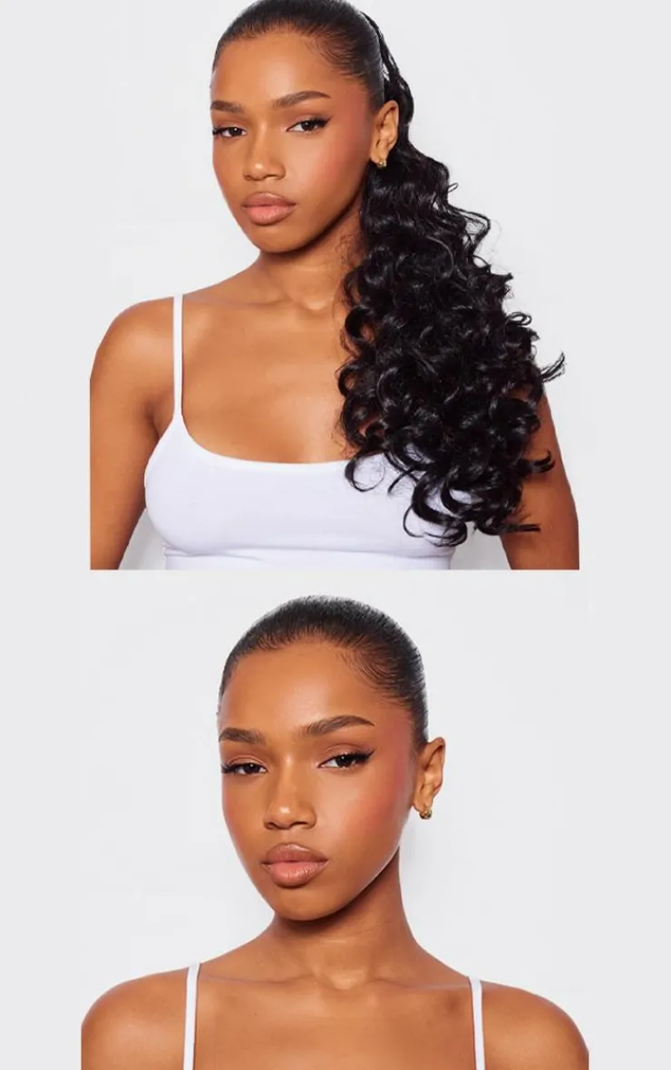 PrettyLittleThing Hair Extensions*Lullabellz Midi Grande Curly Corkscrew 20" Wraparound Pony