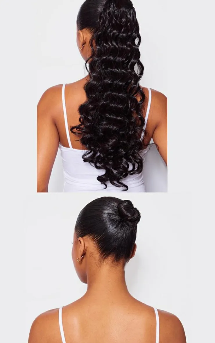 PrettyLittleThing Hair Extensions*Lullabellz Midi Grande Curly Corkscrew 20" Wraparound Pony