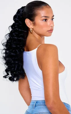 PrettyLittleThing Hair Extensions*Lullabellz Midi Grande Curly Corkscrew 20" Wraparound Pony