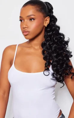 PrettyLittleThing Hair Extensions*Lullabellz Midi Grande Curly Corkscrew 20" Wraparound Pony