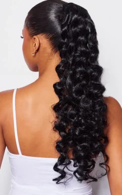 PrettyLittleThing Hair Extensions*Lullabellz Midi Grande Curly Corkscrew 20" Wraparound Pony