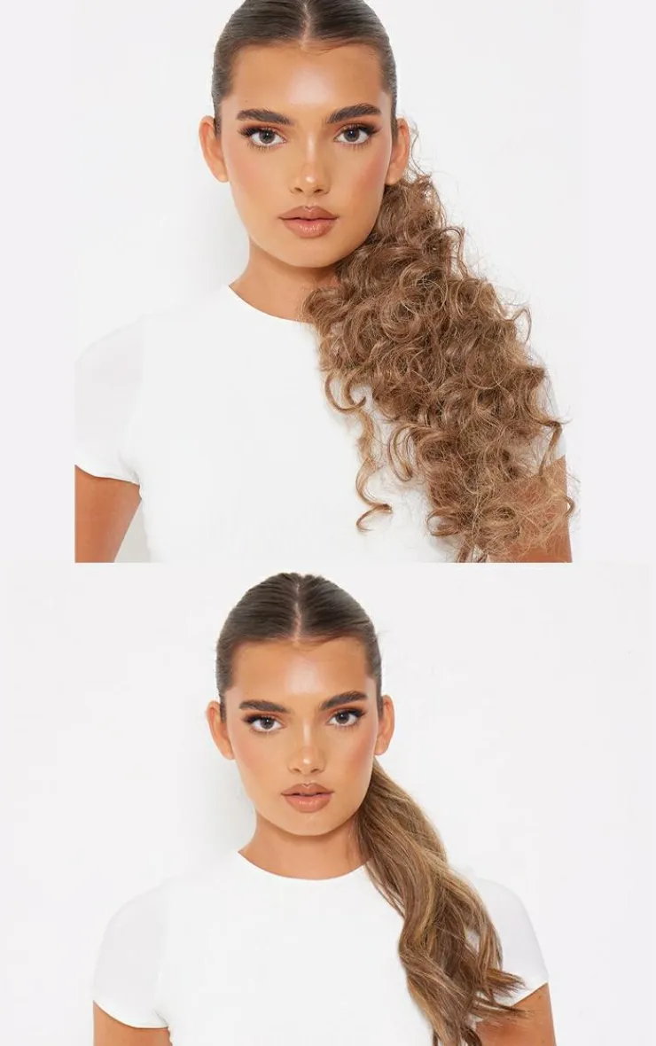 PrettyLittleThing Hair Extensions*Lullabellz Midi Grande Curly Corkscrew 20" Wraparound Pony