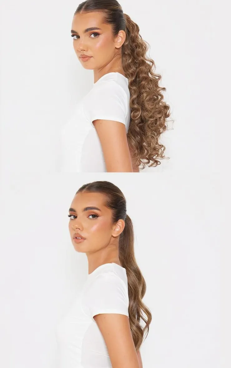 PrettyLittleThing Hair Extensions*Lullabellz Midi Grande Curly Corkscrew 20" Wraparound Pony
