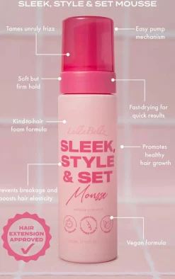 PrettyLittleThing Hair Care*Lullabellz Sleek Style & Set Mousse 150ml