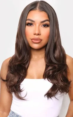 PrettyLittleThing Hair Extensions*Lullabellz Super Thick 16" 5 Piece Blow Dry Wavy Clip In Hair Extensions