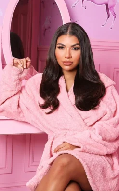PrettyLittleThing Hair Extensions*Lullabellz Super Thick 16" 5 Piece Blow Dry Wavy Clip In Hair Extensions