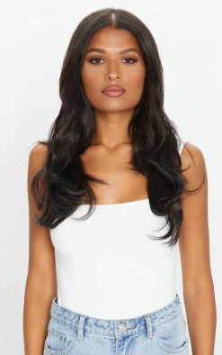 PrettyLittleThing Hair Extensions*Lullabellz Super Thick 16" 5 Piece Blow Dry Wavy Clip In Hair Extensions